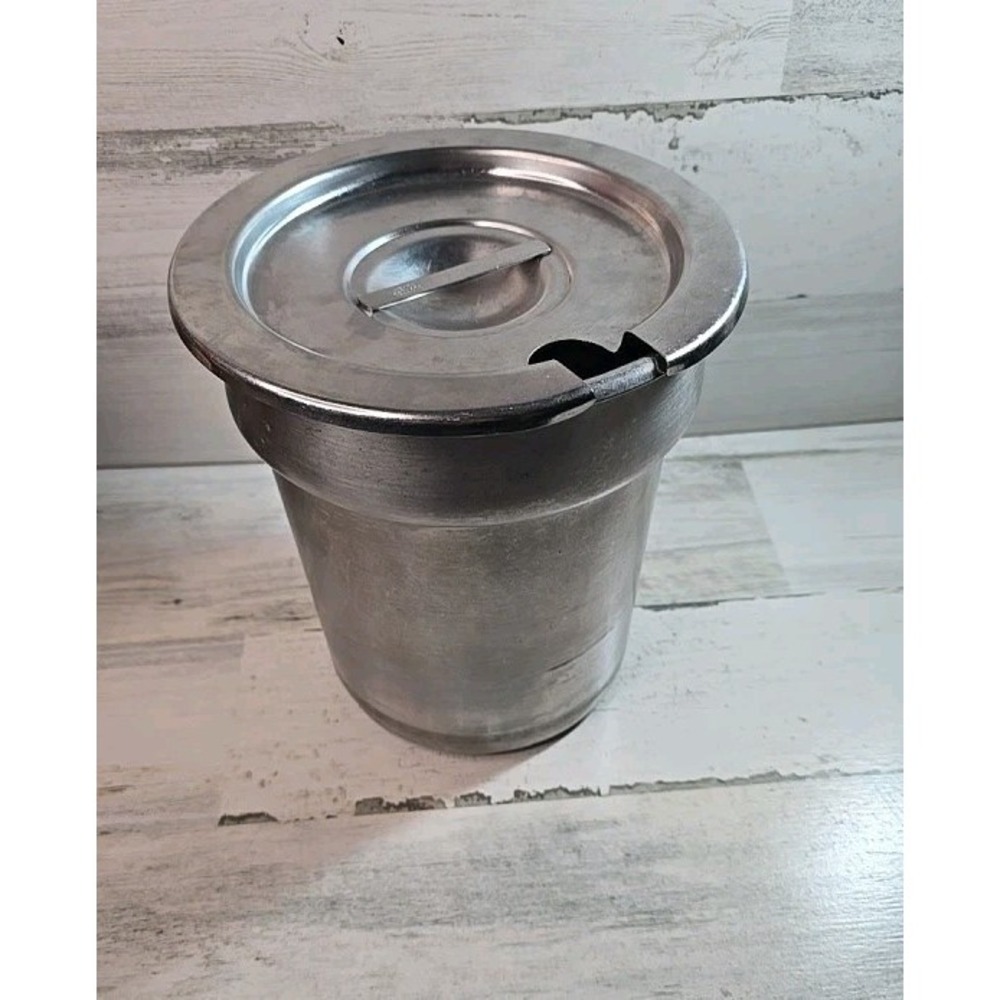 Vollrath 78164 Stainless Steel Bain Marie Pot with Slotted Lid 4.25 Qt USA Made‎